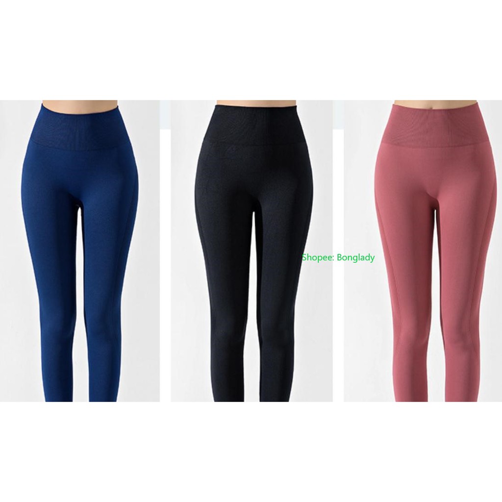 Quần legging tập GYM, YOGA, AEROBIC vải dệt kim, co giãn thoáng mát, mặc tôn dáng, nâng vòng 3, nâng môn