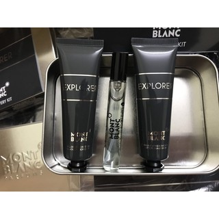 [Set 3 chai] Nước Hoa Nam Mini Mont Blanc Explorer 3pcs (Nước hoa bỏ túi 7.5ml + Dưỡng 30ml + Lotion nước hoa 30ml)