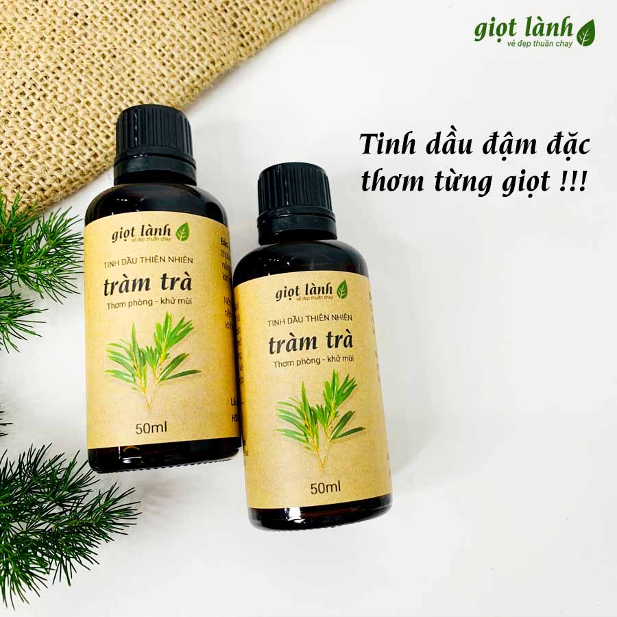 Tinh dầu thiên nhiên Tràm Trà nguyên chất – Tinh dầu tự nhiên xông phòng, thư giãn Giọt Lành 10ml - 50ml
