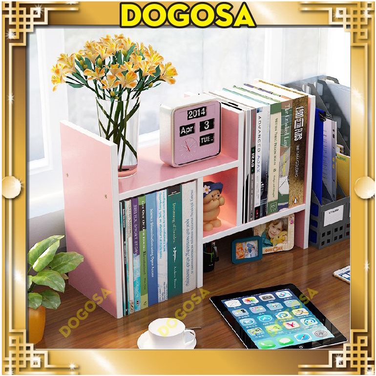 Kệ sách để bàn mini bằng gỗ giá rẻ KS04
