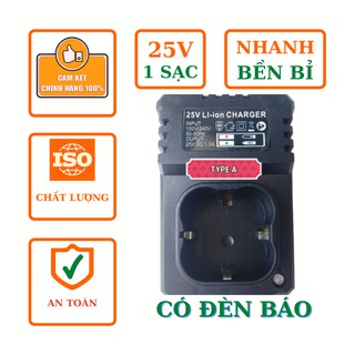 Sạc pin Adapter máy khoan bắt vít 25V Type A B
