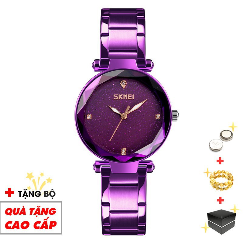 Đồng hồ nữ SKMEI chính hãng thời trang cao cấp mặt 3D lung linh trẻ trung chống nước chống xước SMW02  -SHOP NGỌC HUYỀN | BigBuy360 - bigbuy360.vn