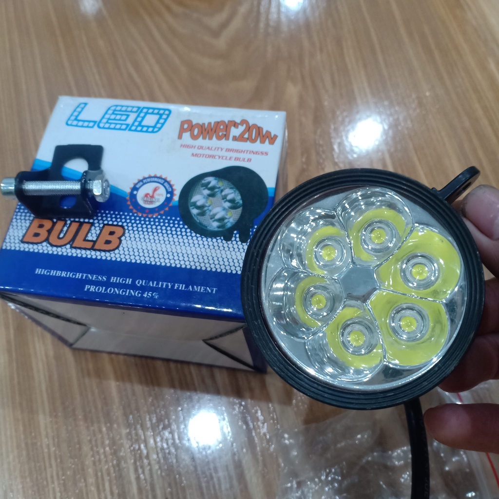 Đèn Led trợ sáng L6 mini 3 chế độ.Bảo hành 1 năm