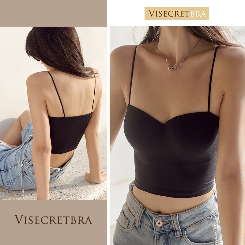 Hàng Cao Cấp Áo Lót Hai Dây Có Mút Đệm Dành Cho Nữ