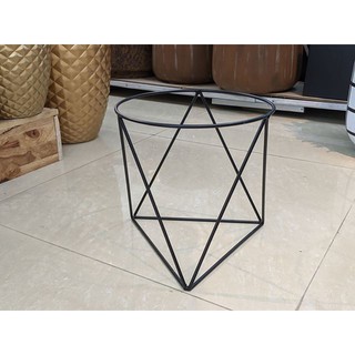 Kệ để cây cảnh 3 chân tam giác màu Đen, Trắng, Vàng