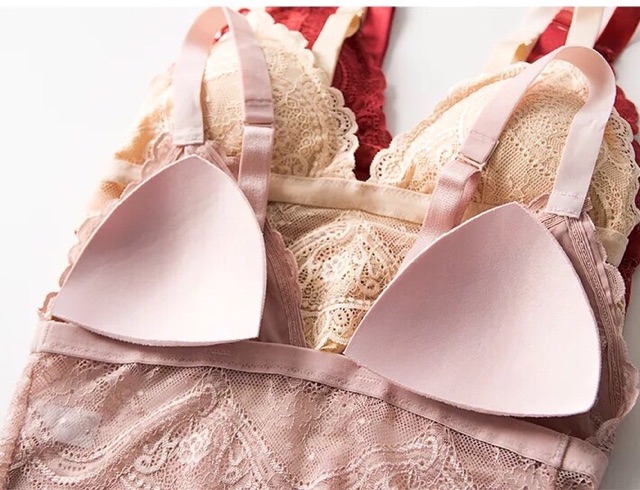 Áo Lót Bralette Ren Có Khe Tháo Mút B096
