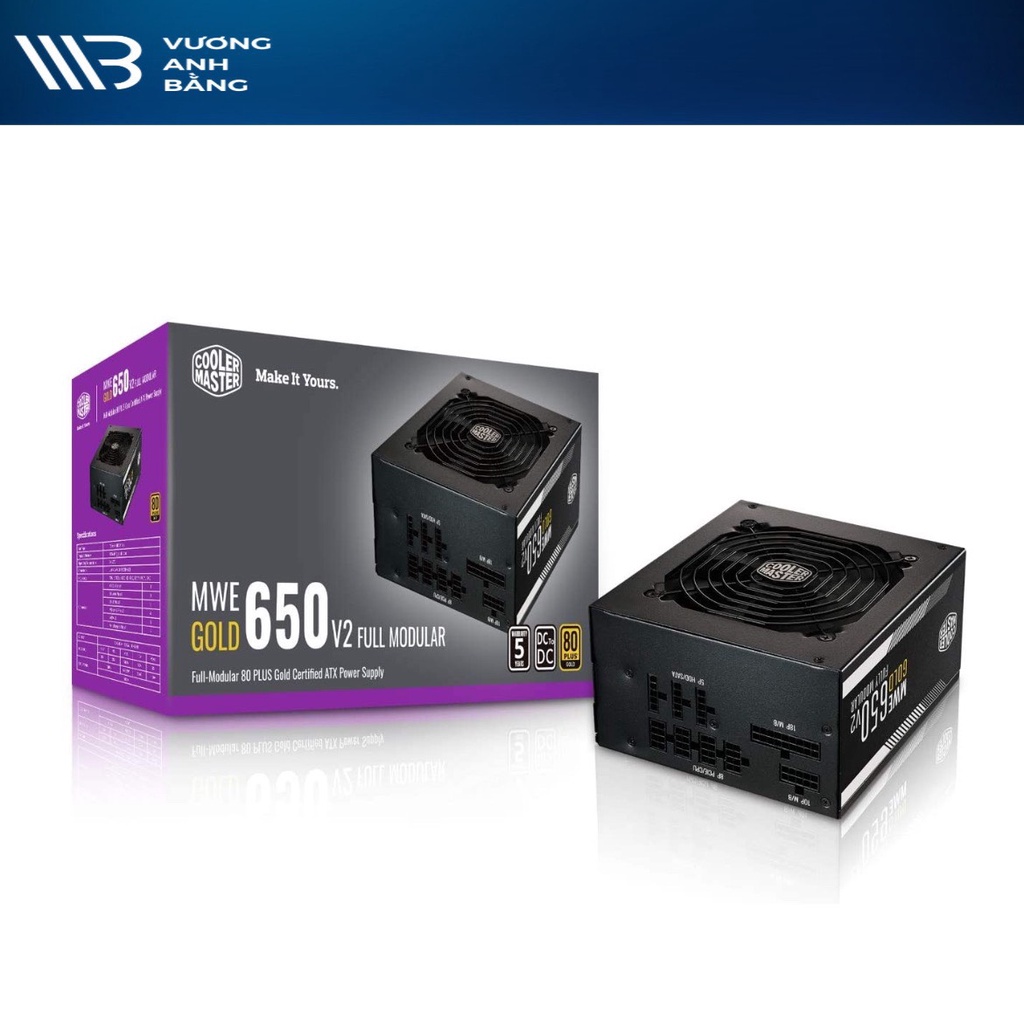 Nguồn máy tính Cooler Master MWE Bronze V2 650W- HÀNG CHÍNH HÃNG