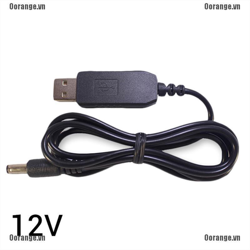 MT DC 5V-12V Boost Voltage Cable USB Converter Adapter Power Bank Router Cord BH