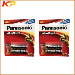 10 vỉ pin panasonic AA alkaline ( vỉ 2 viên )