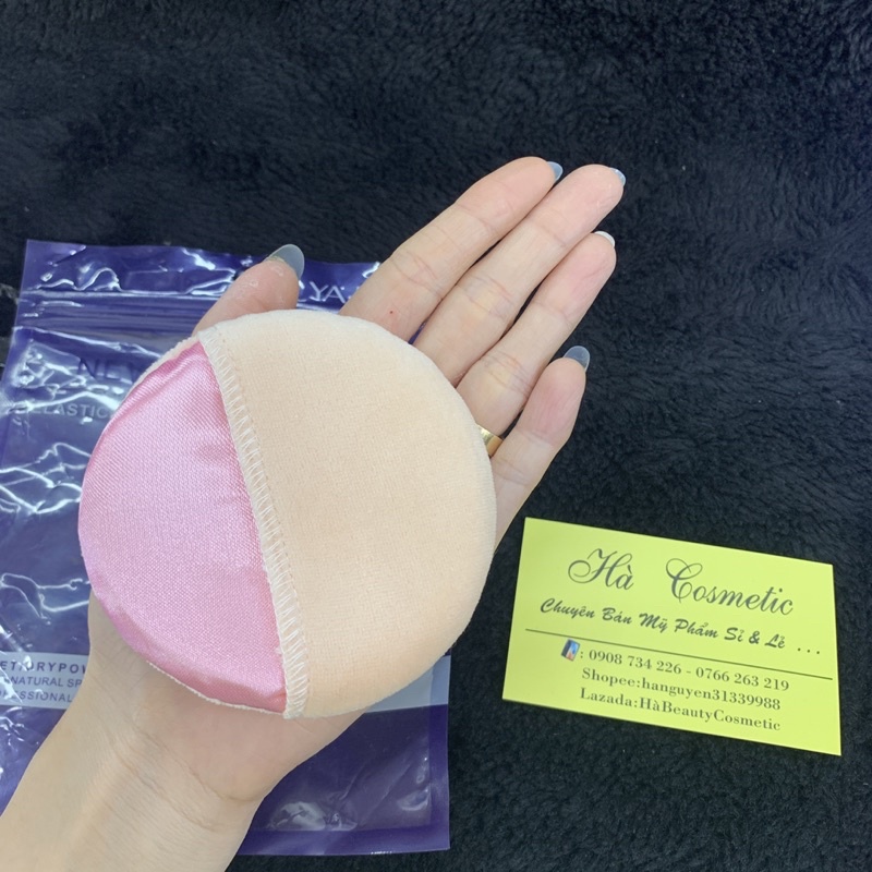 Bông dặm phấn nền+nén