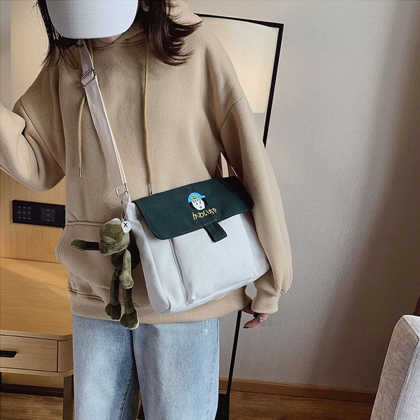 Túi đeo chéo nữ Huazhi phong cách Hàn Quốc , túi đeo nữ thời trang rất dễ thương