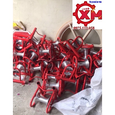 Con lăn kéo cáp đơn puly nhôm giá rẻ