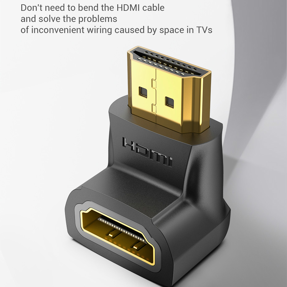 Đầu Nối Hdmi 4k Góc Phải 270 90 Độ Cho Hdtv Hdmi