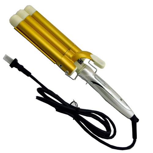 Mấy bấm tóc gợn sóng 3 trục loại size 25cm tạo những kiểu tóc xoăn sóng tùy thích theo phong cách riêng