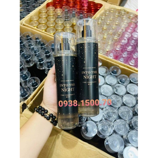 Xịt thơm toàn thân Bath & Body Works into the night 236ml