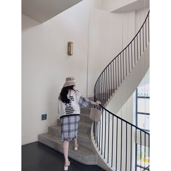VÁY NGỦ LỤA LƯỢN SÓNG - THỎ CARO