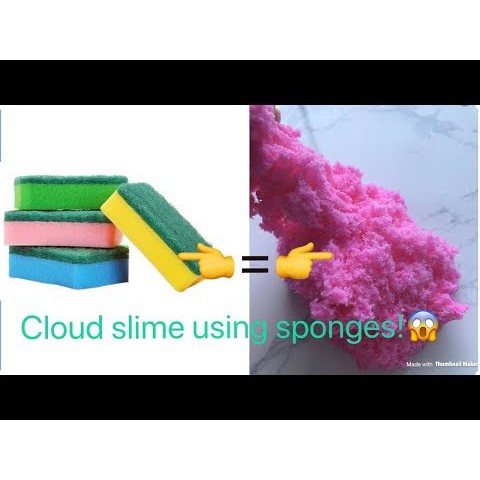 Mút xốp nhiều màu làm thủ công handmade nguyên liệu làm slime jelly cube các màu làm cloude