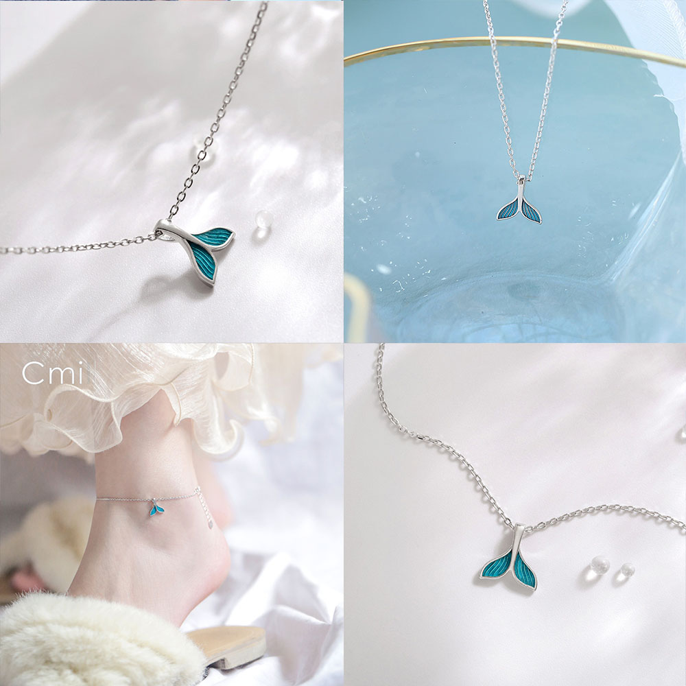 Lắc chân mặt hình đuôi cá xinh xắn dành cho nữ