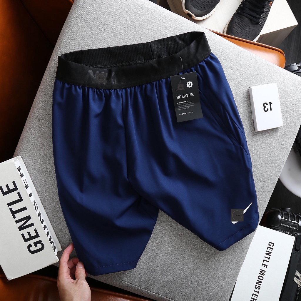 Quần short nam quần đùi thể thao tập gym chạy bộ mặc nhà chơi tenis chất mát mẻ chuẩn phom- QSN11