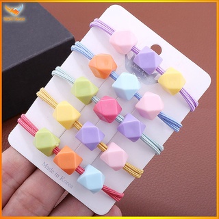 Dây buộc tóc nữ hạt màu - Set 5 dây cột tóc dễ thương, bền đẹp - NASI Store