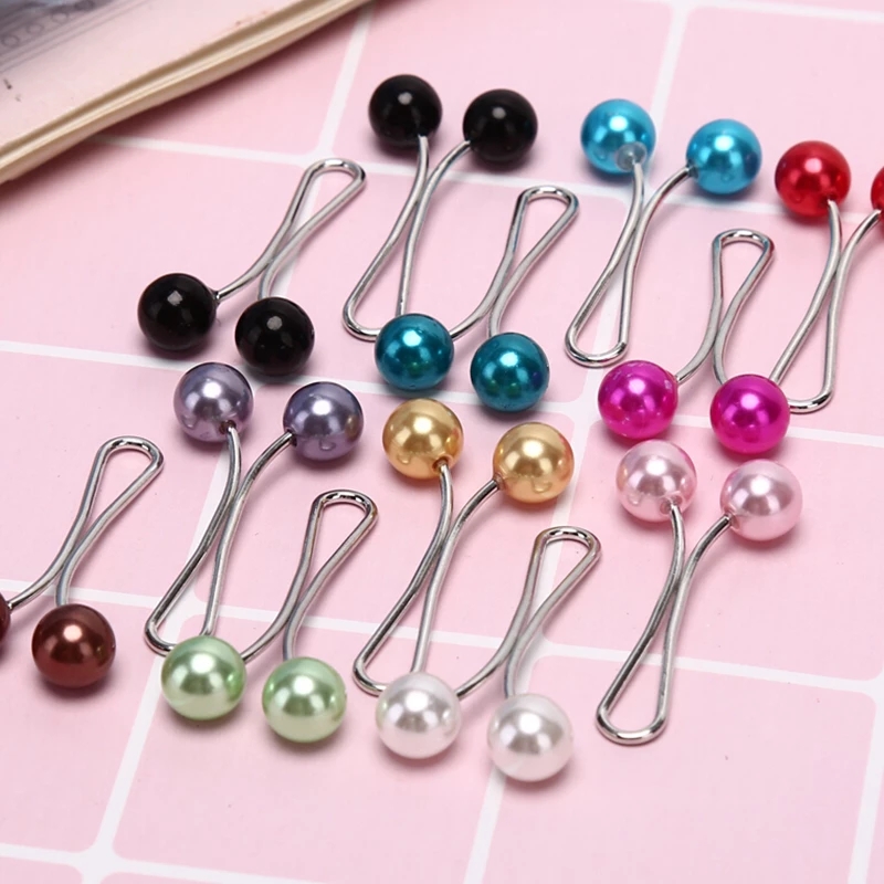 Set 2 Dây Buộc Khăn Choàng Đính Ngọc Trai Phong Cách Hồi Giáo Cho Nữ