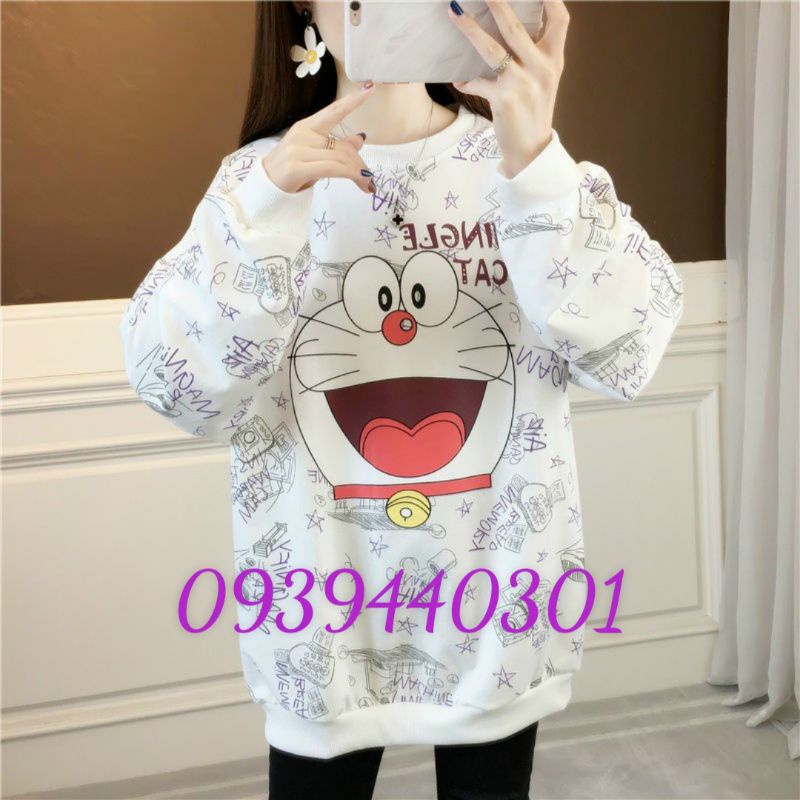 Áo đoremon unisex nam nữ dài tay