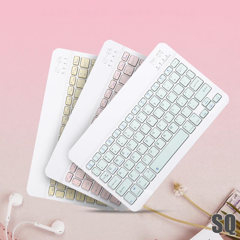 Bộ Bàn Phím Và Chuột bluetooth Không Dây 10 inch Thông Dụng Cho Điện Thoại / Máy Tính
