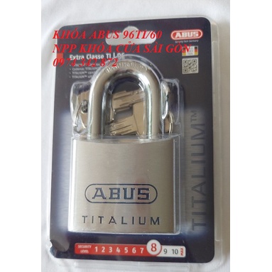 Khóa Siêu Nhẹ ABUS Titalium 96Ti/60 CHÍNH HÃNG