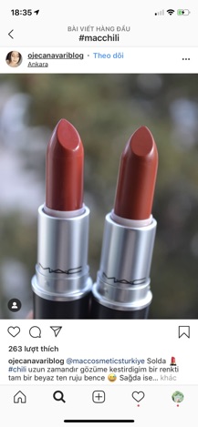 Son thỏi MAC