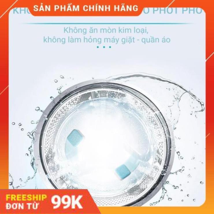 [Giảm 50%] Hộp 12 Viên Tẩy Vệ Sinh Lồng Máy Giặt - Diệt Khuẩn - Tẩy Cặn Bẩn Máy Giặt