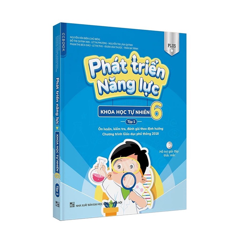 Sách - Phát Triển Năng Lực Khoa Học Tự Nhiên 6 - Tập 1 (Phiên Bản Plus)