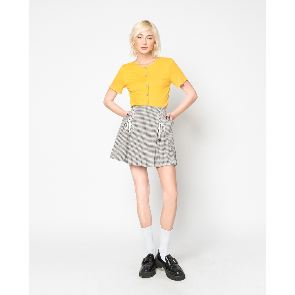 Váy ngắn caro J-P Fashion 17002435 ST4