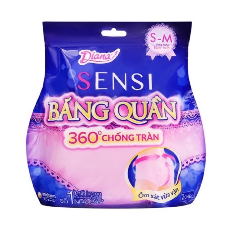 [Chính hãng] Băng Vệ Sinh Diana Sensi Dạng Quần - Băng Quần Size M-L