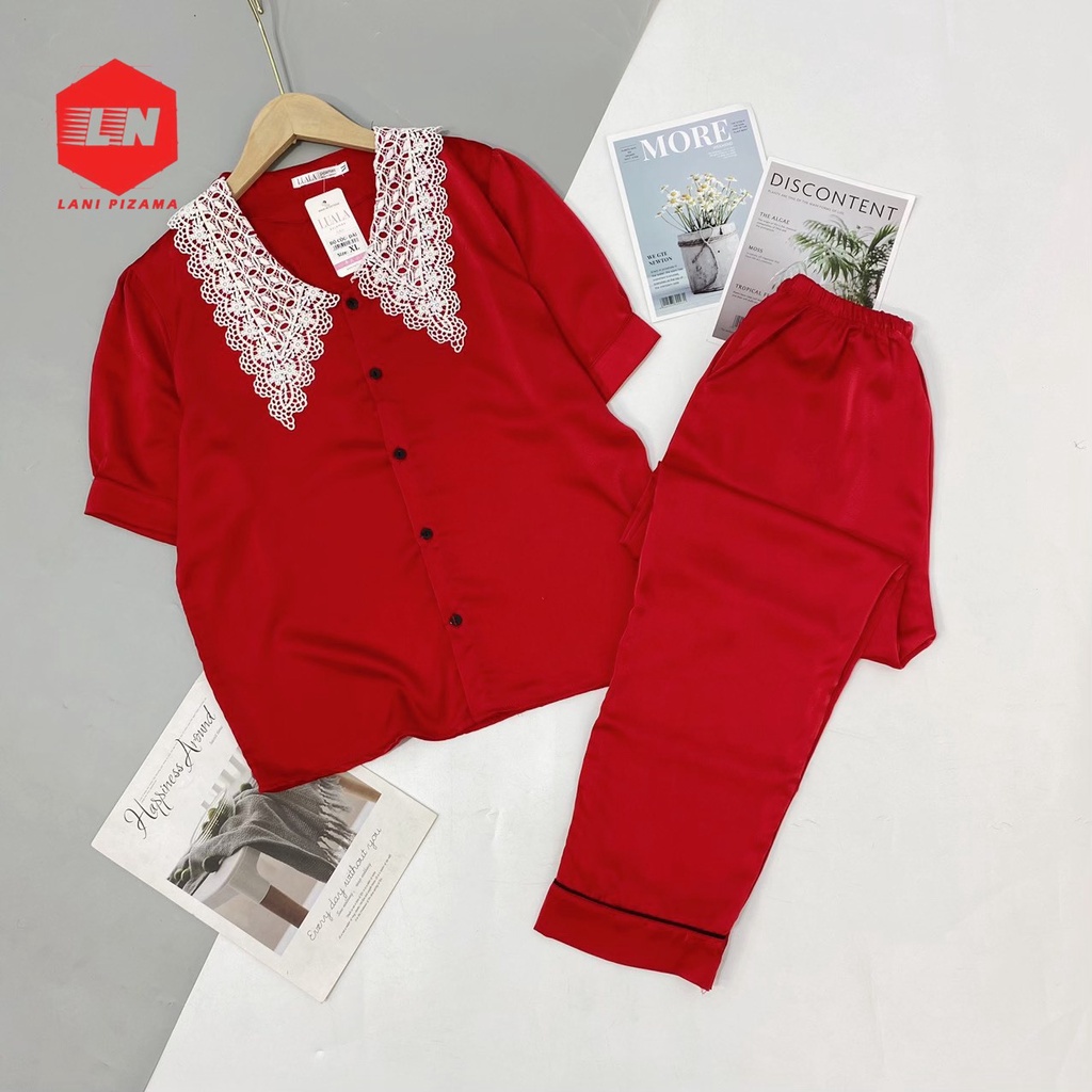 ❤️Bộ Pijama Siêu Xinh, Lani Pizama Bộ Mặc Nhà Sau Sinh Có Túi- Lani Pizama