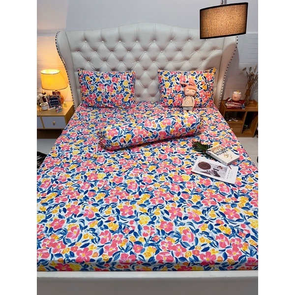 Bộ ga giường thun siêu lạnh Thailand