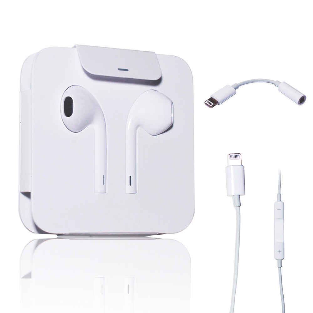 Tai Nghe Iphone Zin Máy 7/8/11/ X/Xs/XS Max/ Xr- Chính Hãng Jack Lightning Sử Dụng Tốt Cho Tất Cả Các Dòng Iphone.
