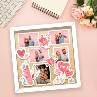 Khung Hình LOVE - QUÀ TẶNG NGƯỜI YÊU - Khung Hình Nổi Scrapbook 3D