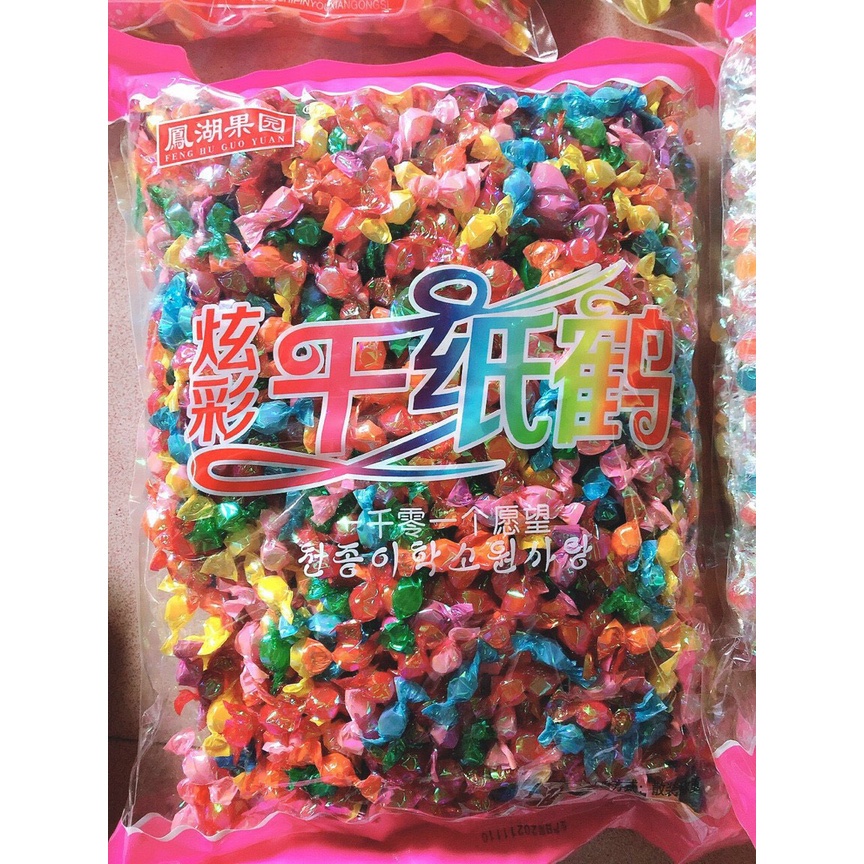 Kẹo điều ước vị trái cây đủ màu sắc 200g