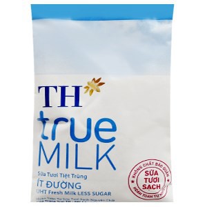 Sữa tươi tiệt trùng TH True Milk bịch 220ml (có đường - không đường - ít đường) | BigBuy360 - bigbuy360.vn