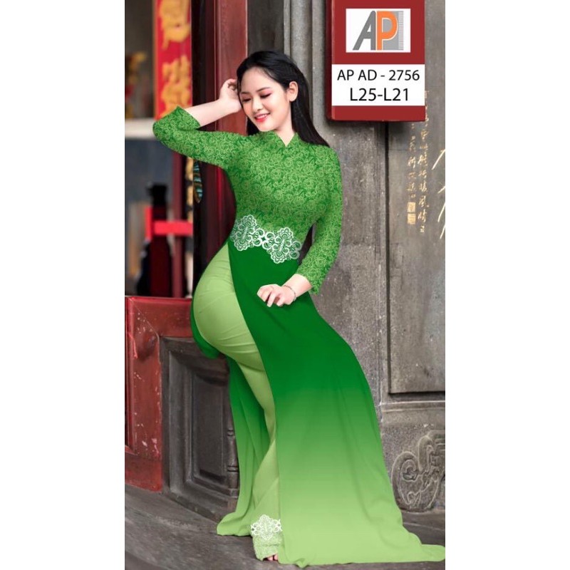 Vải áo dài giả ren