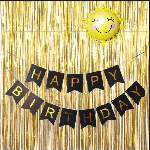 Rèm kim tuyến (1mx2m/1mx3m) Trang Trí Background Sinh Nhật Phụ kiện trang trí sinh nhật happy birthday