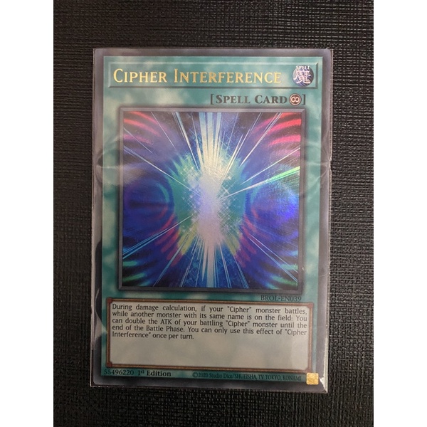 Thẻ bài Cipher Interference-BROL-EN039