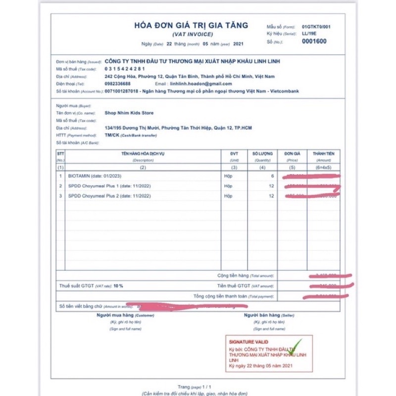 Sữa non số 1, số 2, men vi sinh Ildong Hàn Quốc (hộp 100 gói)
