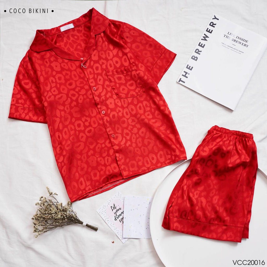 𝑪𝑶𝑪𝑶 𝑩𝑰𝑲𝑰𝑵𝑰 Bộ Đồ Ngủ - Đồ Mặc Nhà Lụa Gấm ( VCC20016 ) | BigBuy360 - bigbuy360.vn