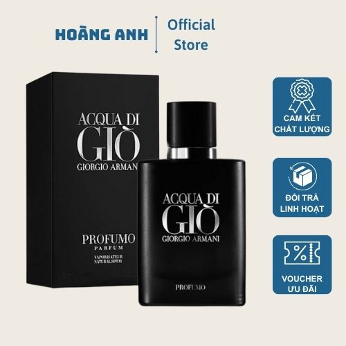 Nước Hoa Nam Acqua Di Gio Profumo Giò Đen 100ml - Dầu Thơm Nam Mạnh Mẽ♥Ấm Áp