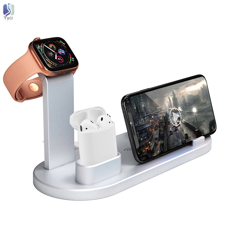 Yy Mobile Phone Wireless Charger Charging 360 Degree Rotation for Smart Watch Earphones @VN