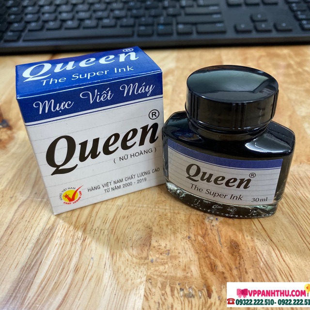 MỰC BƠM BÚT MÁY QUEEN (30ml)