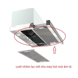 Lưới nhôm lọc mỡ cho máy hút khử mùi âm tủ, tấm màng cản chắn phụ kiện máy hút mùi Canzy Cz 7002G  CZ 7002syp