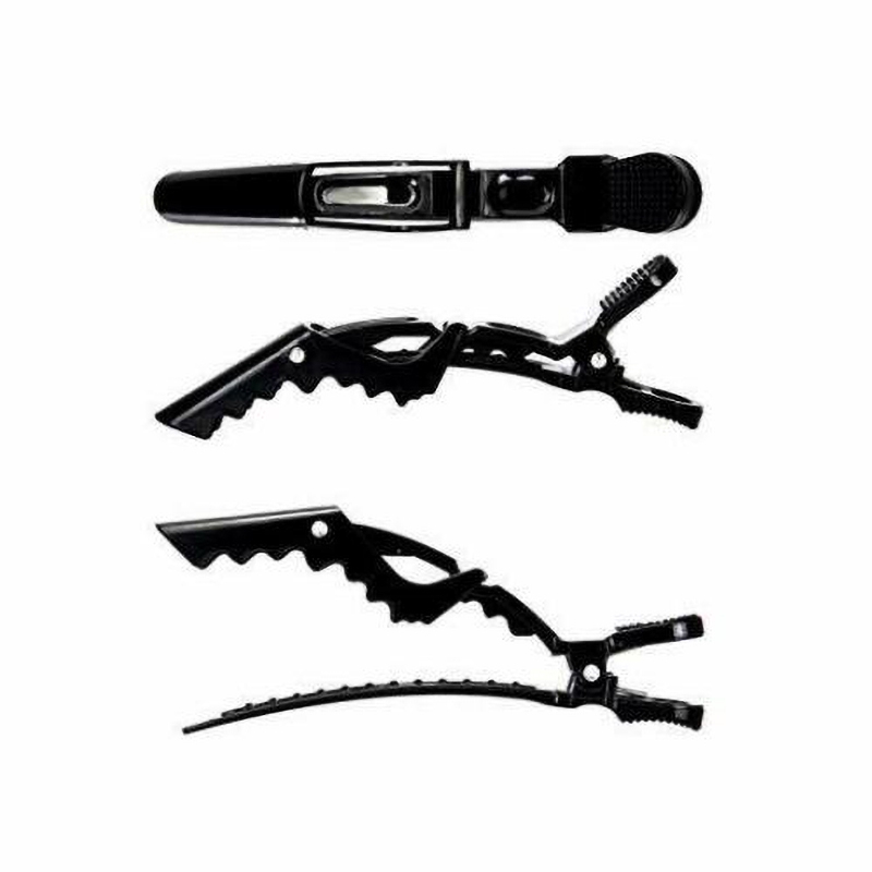 (Hàng Mới Về) Bộ 5 Kẹp Tóc Nhựa Cá Sấu Chuyên Dụng Cho Salon