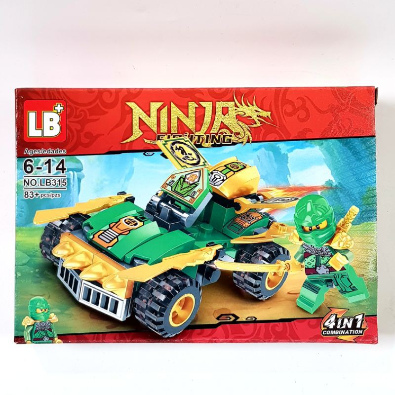 Bộ lego lắp ghép robot Samurai 4in1 LP315